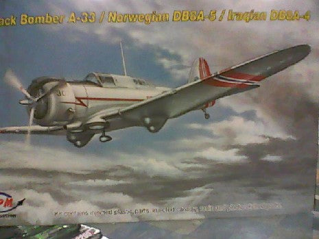 Maquette de l'US ATTACK BOMBER A-33 - Véhicule Militaire 1/72