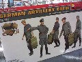 EQUIPE D ARTILLEURS ARMEE ALLEMANDE CAISSES ET MINITIONS 1/35