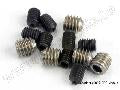 Set (grub) screws, 3x4mm (8)/ 4x4mm (stainless) (4)