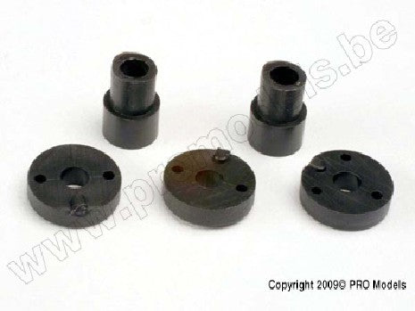 Piston head set (2-hole (2)/ 3-hole (2))/ shock mounting bushing