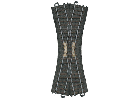 Croix de Voie 188,3mm à 24,3° pour Trains N