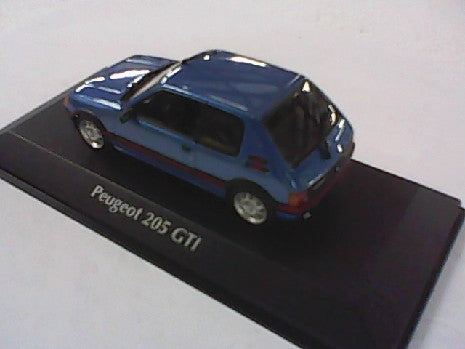 PEUGEOT 205 GTI BLEU 1990 1/43