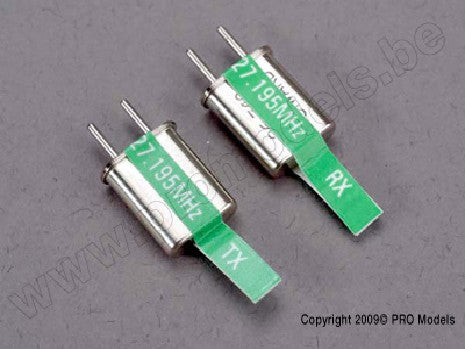 Crystal set, channel 5, Green, 27.195 MHZ