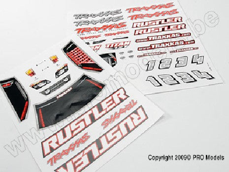 Decal sheets, Rustler