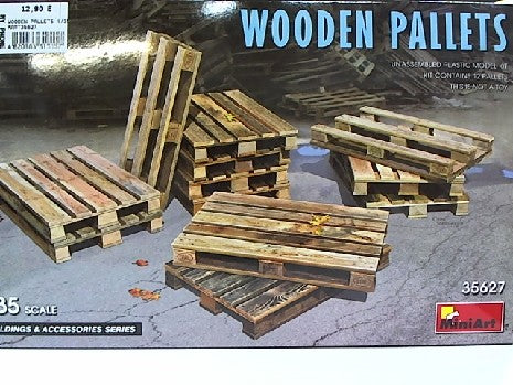 Pallets en Bois 1/35 - Mini Art