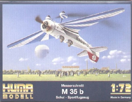 Maquette Avion Messerschmitt M35B 1/72 - HUMA MODELL