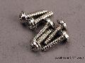 Screws, 3x12mm washerhead self-tapping (6)
