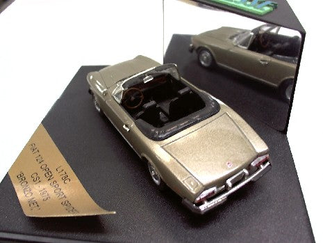 FIAT 124 OPEN SPORT SPIDER CS1  75 BRONZE METAL