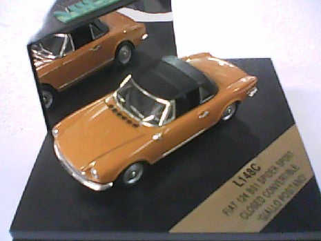 FIAT 124 BS1 SPIY. SPORT FERME CONV.ORANGE 1/43