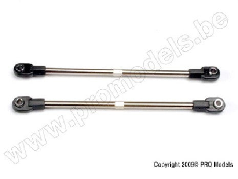 Turnbuckles, 106mm (front tie rods) (2) (includes installed rod