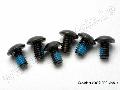 Screws, 4x6mm button-head machine (hex drive) (with threadlock)