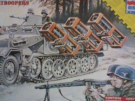 RAKETEN WERFE GERMAN PARATROOPS 1/72
