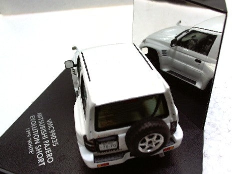 Mitsubishi Pajero Evo Court 1999 Blanc 1/43 - Modèle Miniature Vitesse