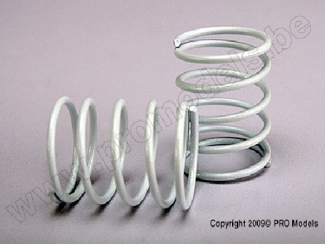 Springs, white (front/rear) (2)