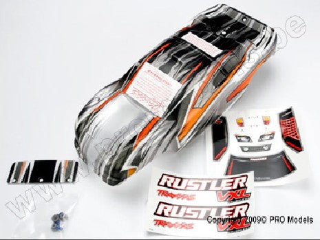 Body, Rustler VXL, ProGraphix (replacement for the painted body.