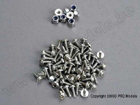 Screw assortment: roundhead self-tapping screws/ roundhead machi
