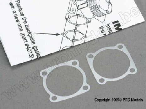 Gasket, back plate