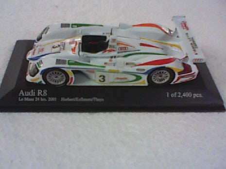 Miniature Audi R8 Champion LM 2001 - Minichamps 1/43