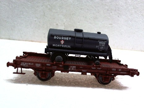 WAGON UFR MONO PORTEUR REMORQUE CITERNE HO