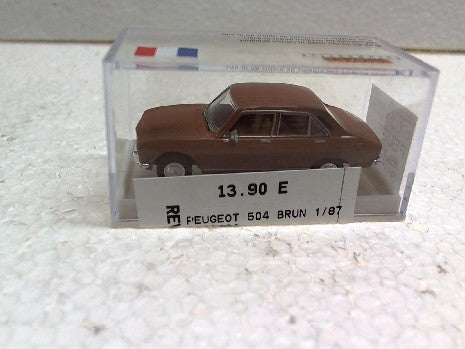 PEUGEOT 504 BRUN 1/87