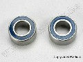 Ball bearings, blue rubber sealed (5x10x4mm) (2)