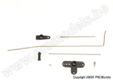 Wires: brake, throttle, shift/ servo horns: throttle, brake & sh