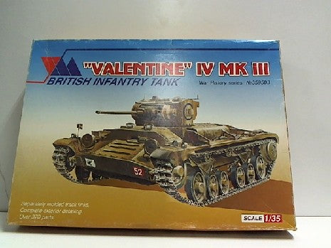 Maquette de Char d'Infanterie Britannique 1/35 - Valentine
