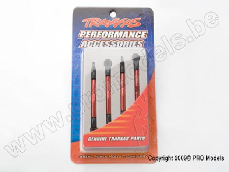 Toe links, aluminum (red-anodized) (4) (assembled with rod ends