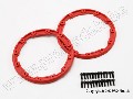 Sidewall protector, beadlock style (red) (2)/ 2.5x8mm CS (24) (f