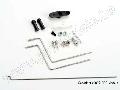 Servo horns (throttle & steering)/plastic rod ends (2)/ metal ba
