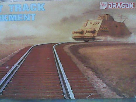 RAIL WAY TRACK W/EMBANKMENT