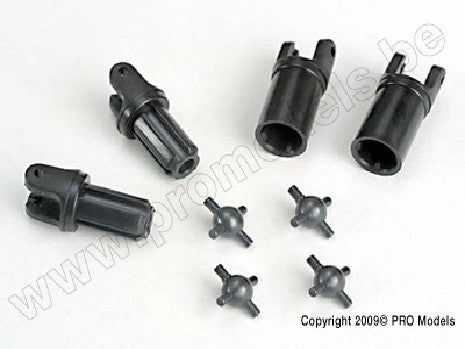 Driveshafts, telescopic (external-splined (2) & internal-splined