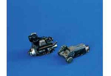 MOTEUR+TRANSMISSION PZ3  1/35