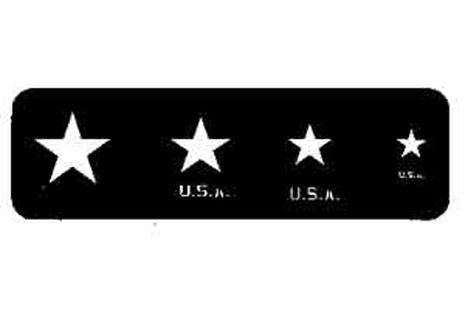 ETOILES US N.2 GABARIT   1/35