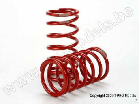 Spring, shock (red) (GTR) (4.1 rate tan) (1 pair)