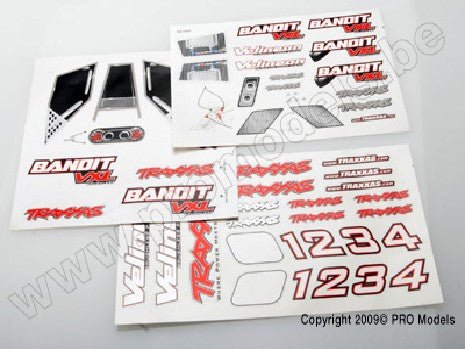 Decal sheets, Bandit VXL