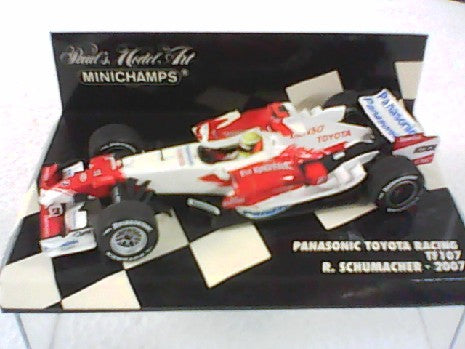 TOYOTA TF 107 F1 SCHUMACHER  1/43