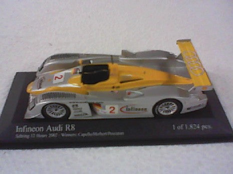 Miniature Audi R8 12H Winner 2002 - Minichamps 1/43