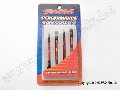 Toe links, aluminum (red-anodized) (4) (assembled with rod ends