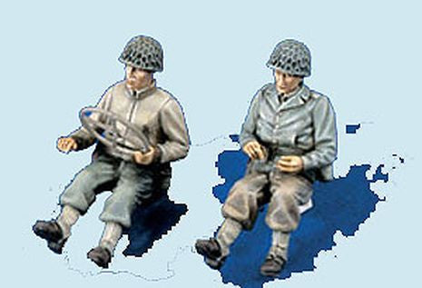 CONDUCTEURS CAMIONS WW2  1/35
