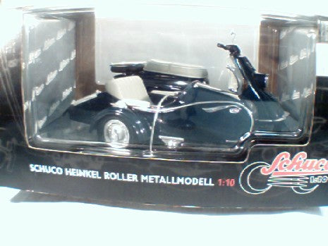 HEINKEL ROLLER AVEC BEIWAGEN 1/10 - MAQUETTE DE VÉHICULES MINIATURES