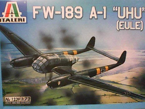 Maquette FW189 A1 UHU 1/72 - ITALERI
