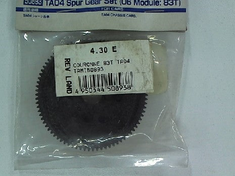 Couronne de 83 dents TAMIYA TAO4 - Pièce de rechange pour voitures RC