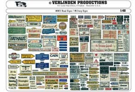 SIGNAUX ROUTE MILIT.WW2  1/48
