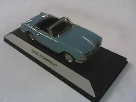 FACEL VEGA III CABRIOLET BLEU 1/43