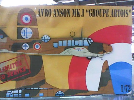 AVRO ANSON MK.1 GROUPE ARTOIS 1/72