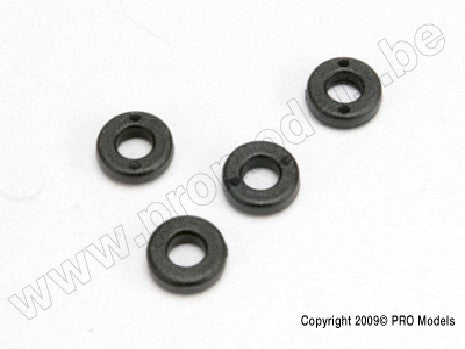 Spacers, stub axle carrier (rear)