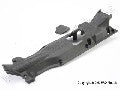 Skidplate, transmission, nylon (black)/ cover