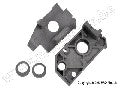 Side plates, rear (l&r) (grey) / belt tension cams (2) (grey)