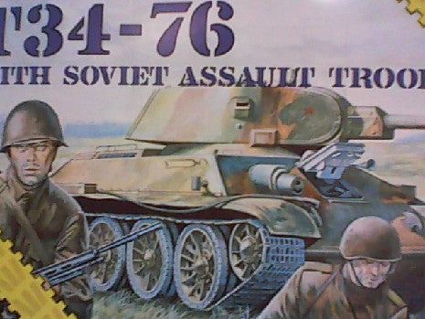 T34-76 SOVIET ASSAULT TROOPS 1/72